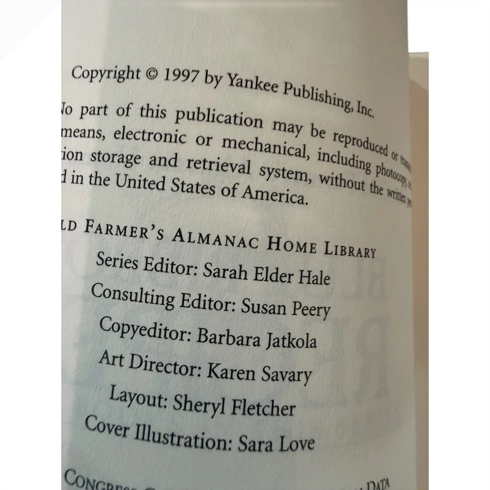 Blue Ribbon Recipes Old Farmers Almanac Home Library Country Fair Cookbook 1997